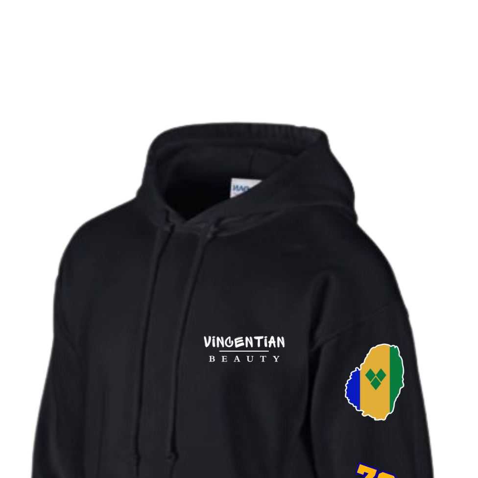 Vincy Beauty patched sleeve hoodie 🇻🇨