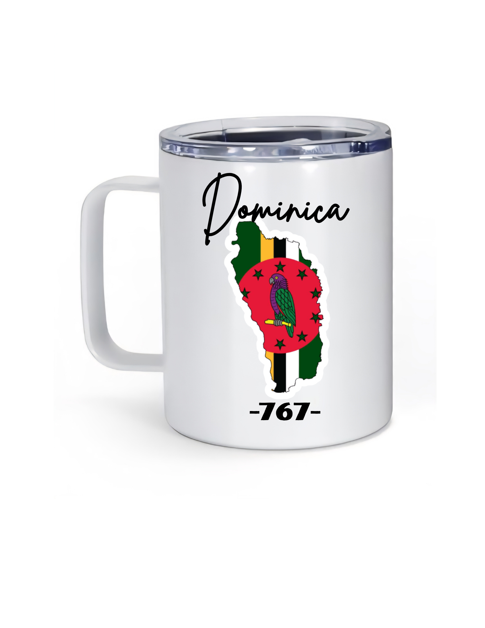 14 oz  Dominica jump up mug