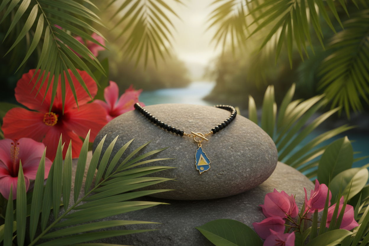 St.Lucia ID necklace