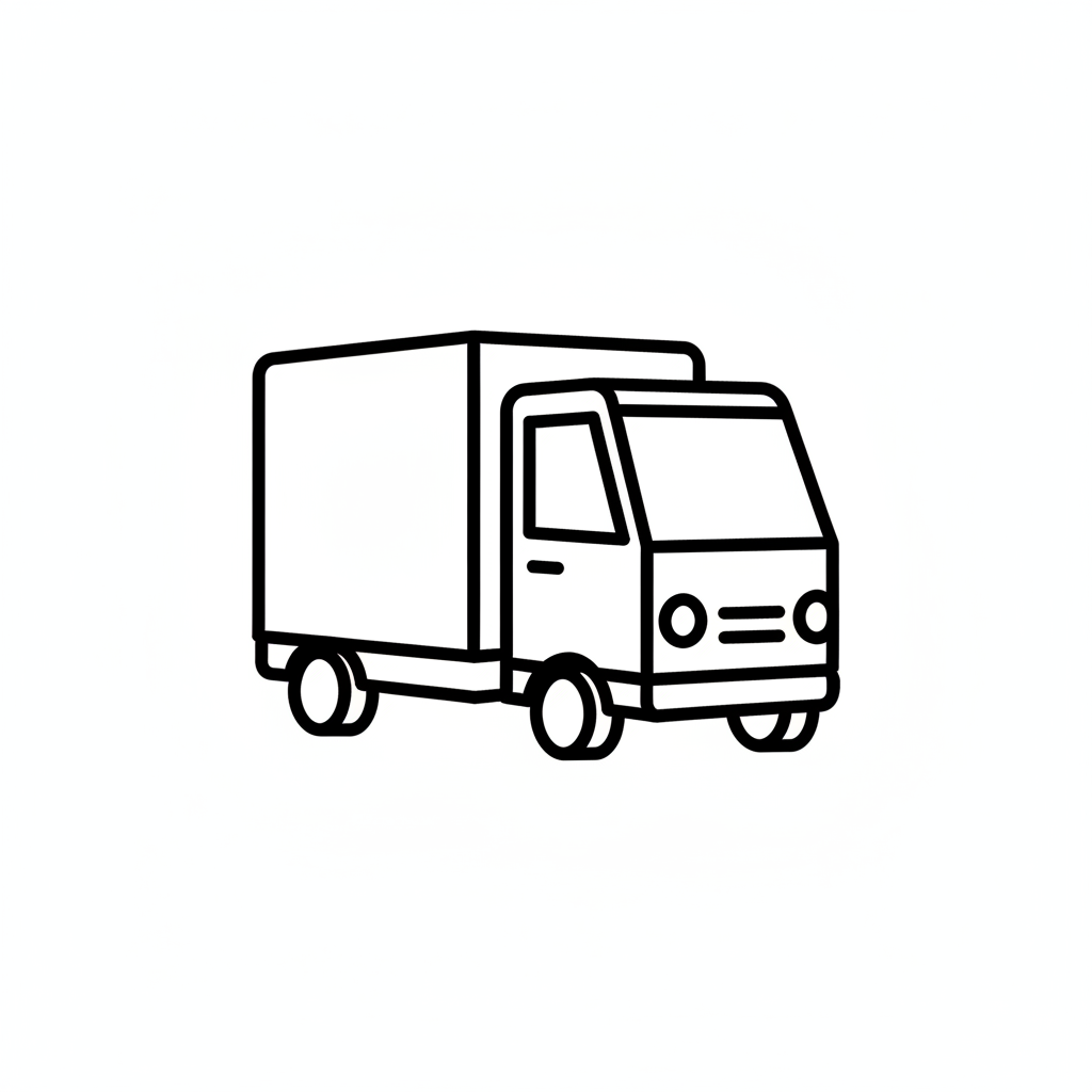 delivery truck  icon