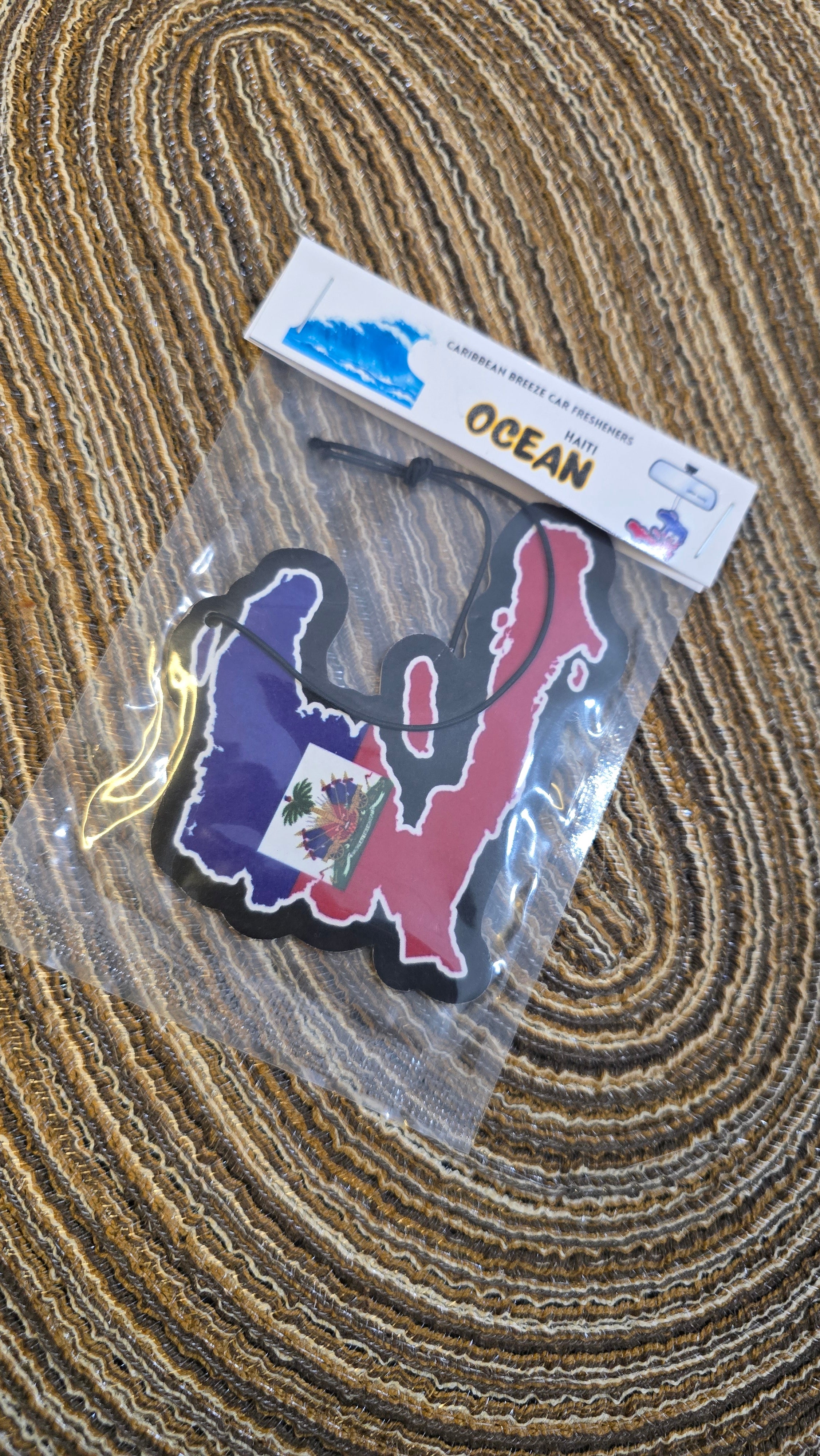 🇭🇹Ocean scented Haitian Car Freshener+free sticker