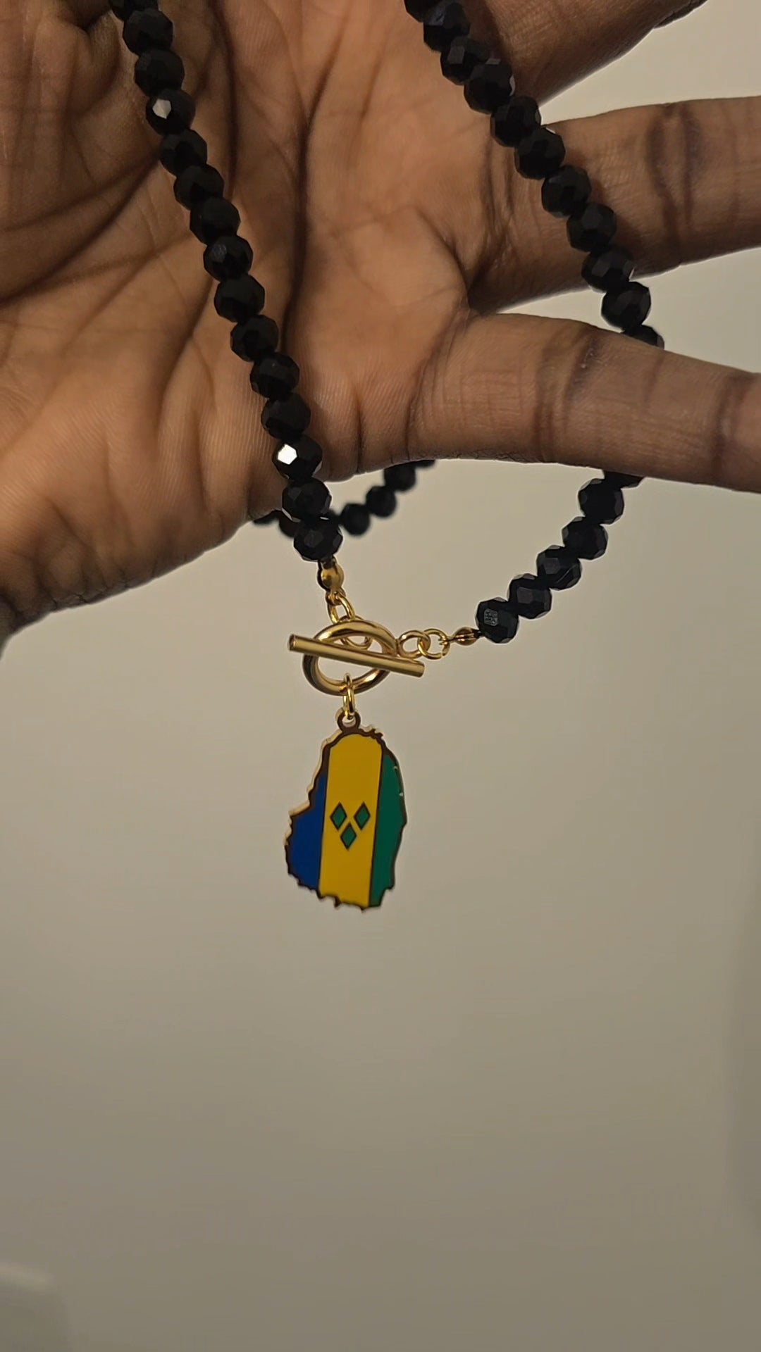 St.vincent ID Necklace