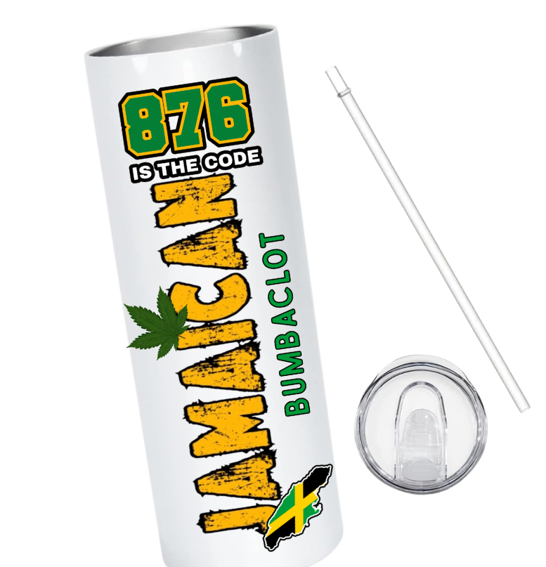 20 oz  Jamaican inspired  tumbler